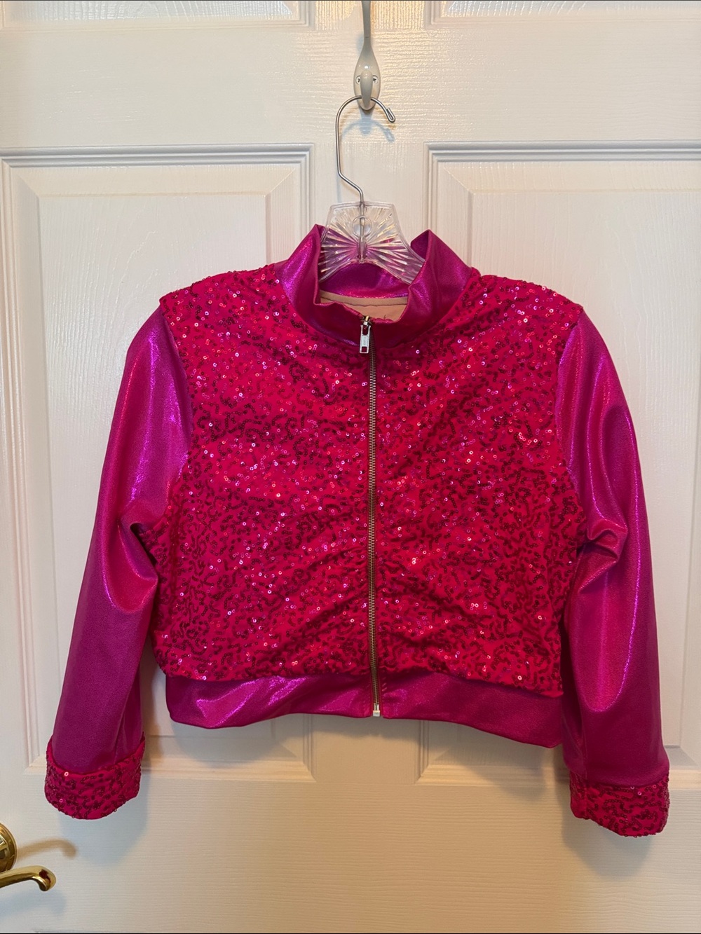 balera Hot Pink Sequin Dance Jacket